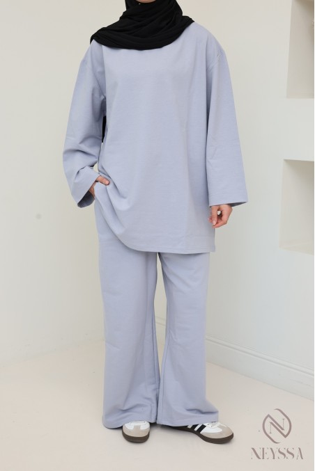 Women's 2-piece cotton Muslim sportswear set