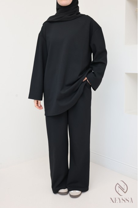 Women's 2-piece cotton Muslim sportswear set