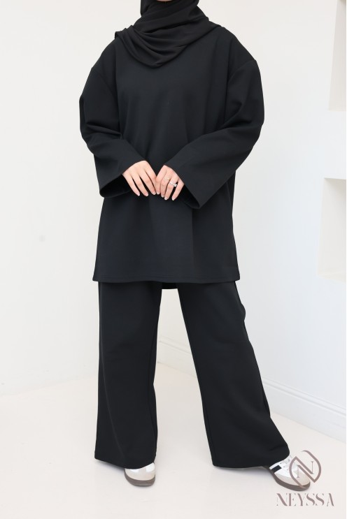 Women's 2-piece cotton Muslim sportswear set