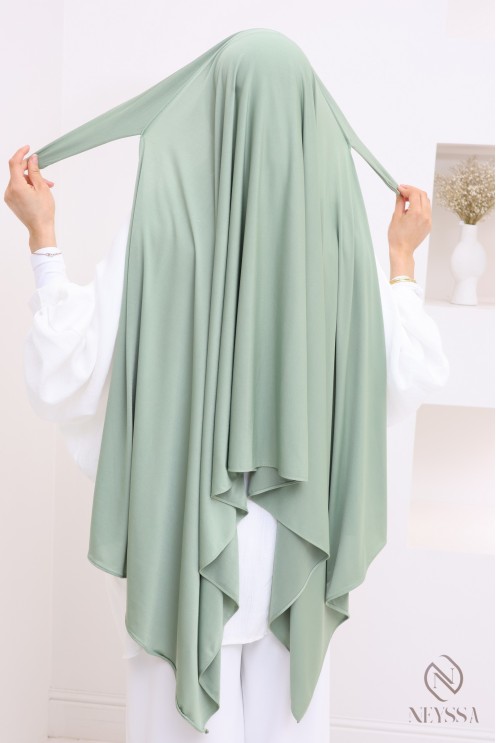 Premium jersey tie-front hijab, a practical fashionable hijab women