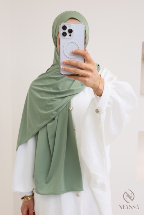 Hijab à nouer en jersey premium, hijab pratique et tendance pour femme