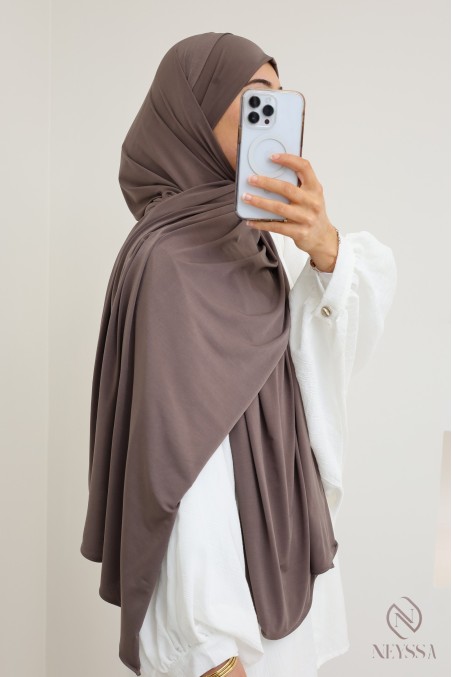 Hochwertiger Jersey-Hijab zum Binden, praktischer Hijab für Frauen