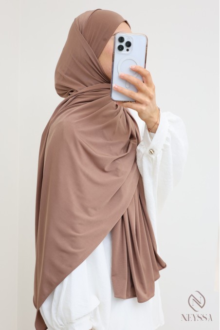 Hochwertiger Jersey-Hijab zum Binden, praktischer Hijab für Frauen