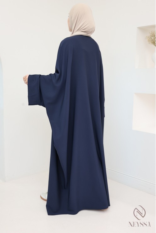 women's long kimono with butterfly cut, fluid, lightweight fabric