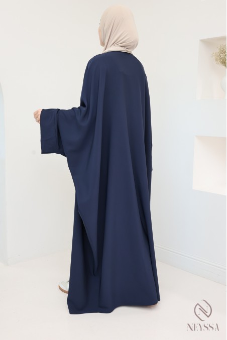 women's long kimono with butterfly cut, fluid, lightweight fabric