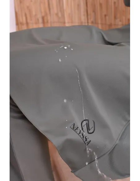 Ensemble burkini tunique longue zippée, pantalon et cagoule, séchage rapide