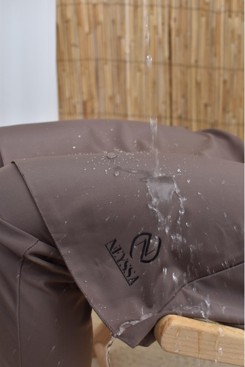 Burkini de bain tunique longue avec zip avec pantalon et cagoule été 2024