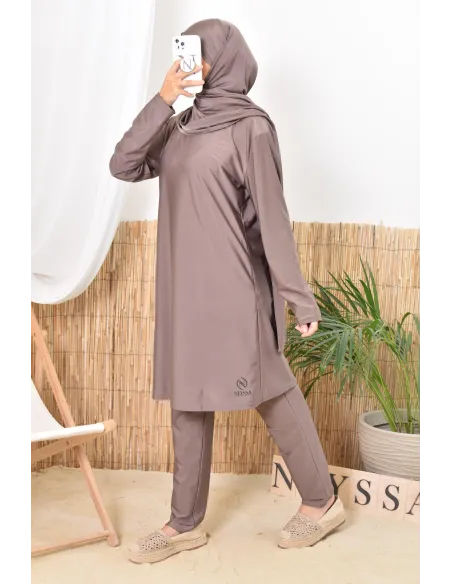 Burkini long et large pour femmes musulmanes, idéal pour les vacances