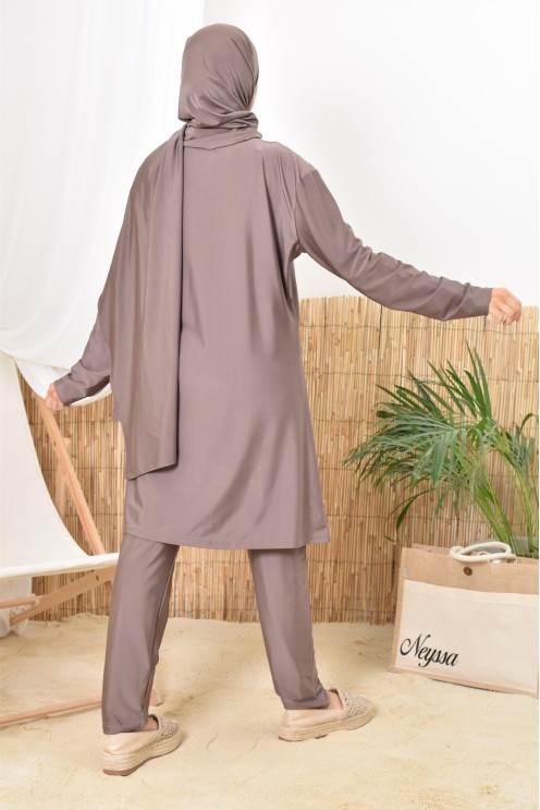 Burkini long et large pour femmes musulmanes, idéal pour les vacances