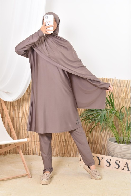 Burkini long et large pour femmes musulmanes, idéal pour les vacances