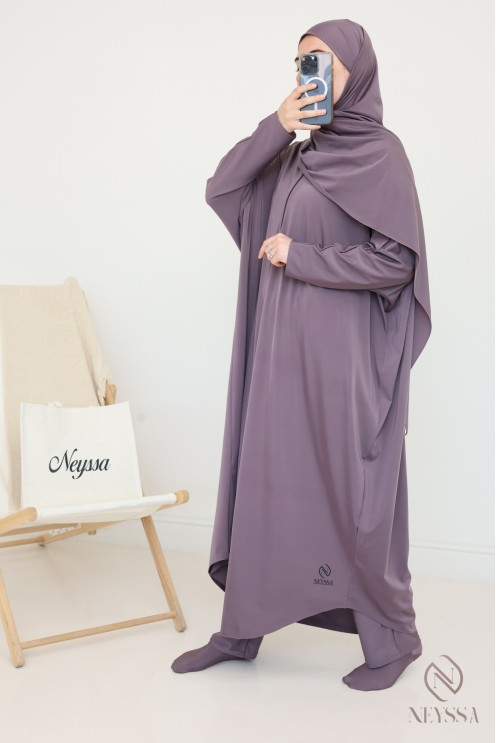 Women's burkini swimwear jilbab for the trendy Moonscape beach