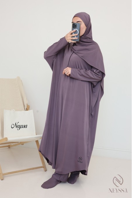 Women's burkini swimwear jilbab for the trendy Moonscape beach