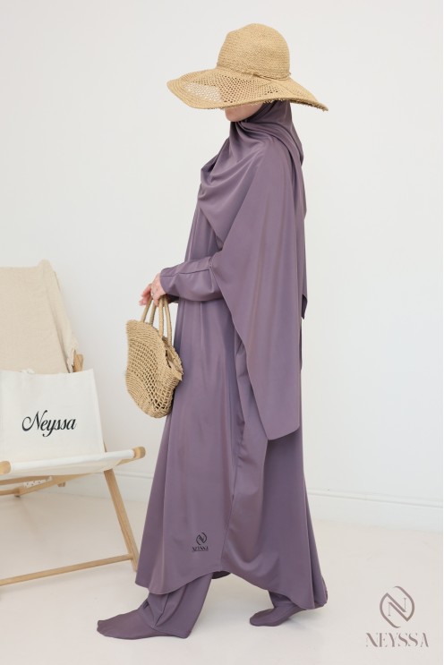 Women's burkini swimwear jilbab for the trendy Moonscape beach