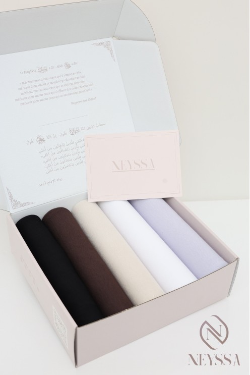 box hijab in jersey: a gift idea for Muslim women