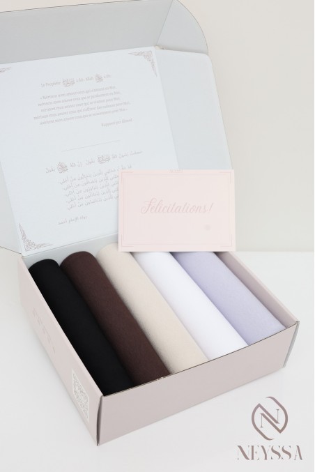 Hijab-Box aus Jersey: Geschenkidee für muslimische Frauen