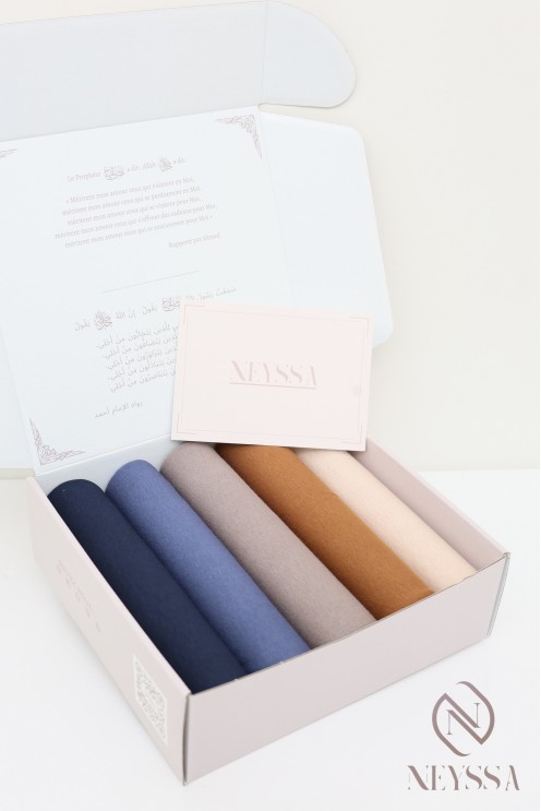 box 5 hijabs en jersey