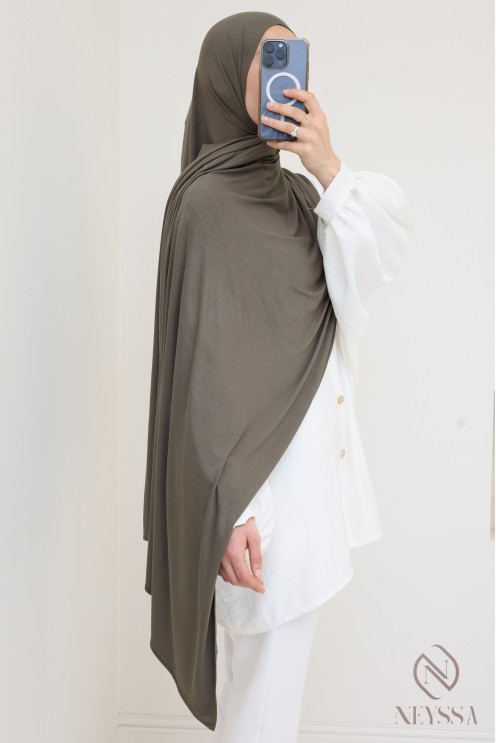 Modal-Hijab aus blickdichter, leichter Baumwolle für jede Jahreszeit