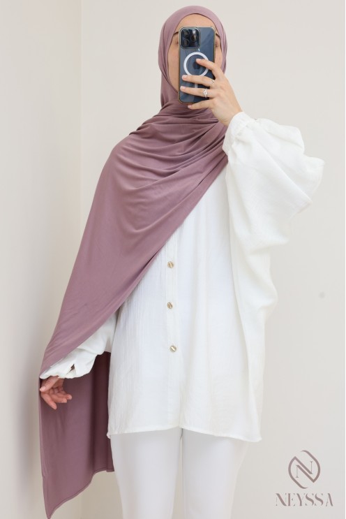 Hijab modal en coton opaque et léger idéal toute saison