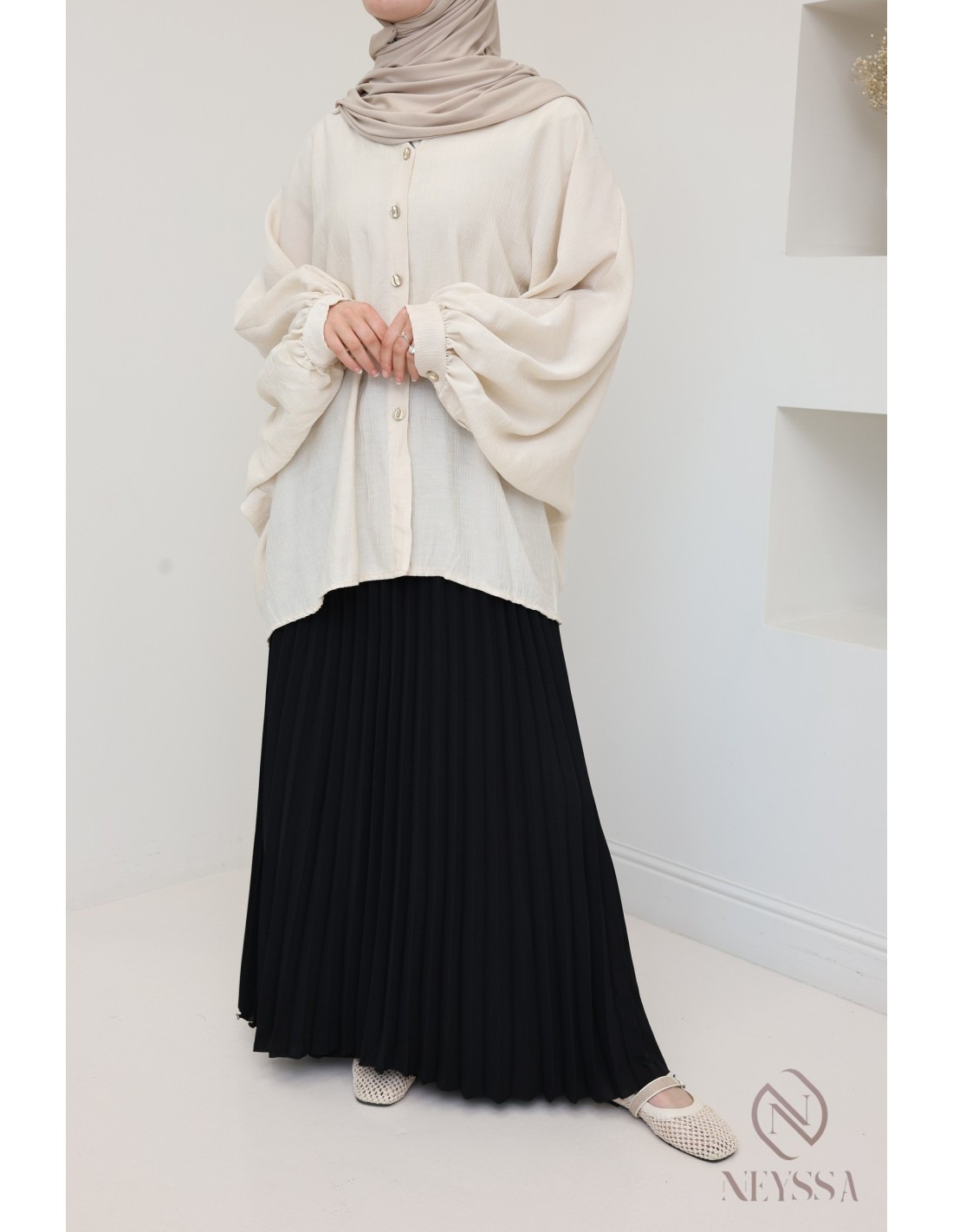 SUNNA PLEATED SKIRT