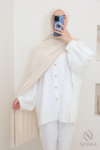 hijab long  xxl jersey de viscose idéal pour hijabi femme voilée 2