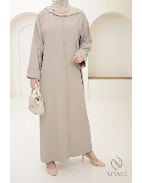 Long-sleeved abaya for modern veiled women
