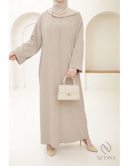 Abaya femme longue manches large pour femmes voilée moderne