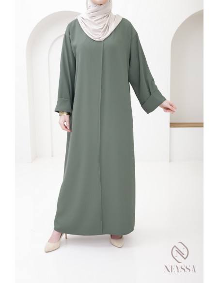 Abaya femme longue manches large pour femmes voilée moderne