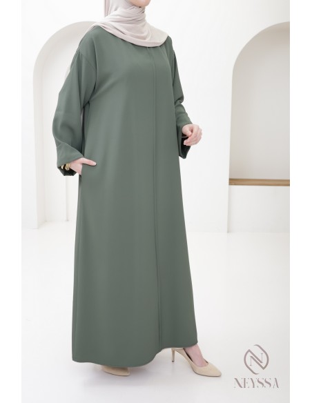 Abaya femme longue manches large pour femmes voilée moderne