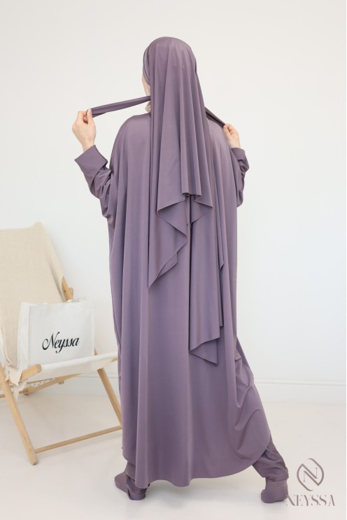 Women's burkini swimwear jilbab for the trendy Moonscape beach