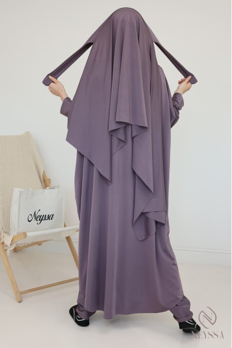 Women's burkini swimwear jilbab for the trendy Moonscape beach