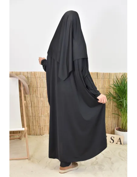 Bade-Jilbab Schmetterlingsschnitt in großen Größen für den Strand