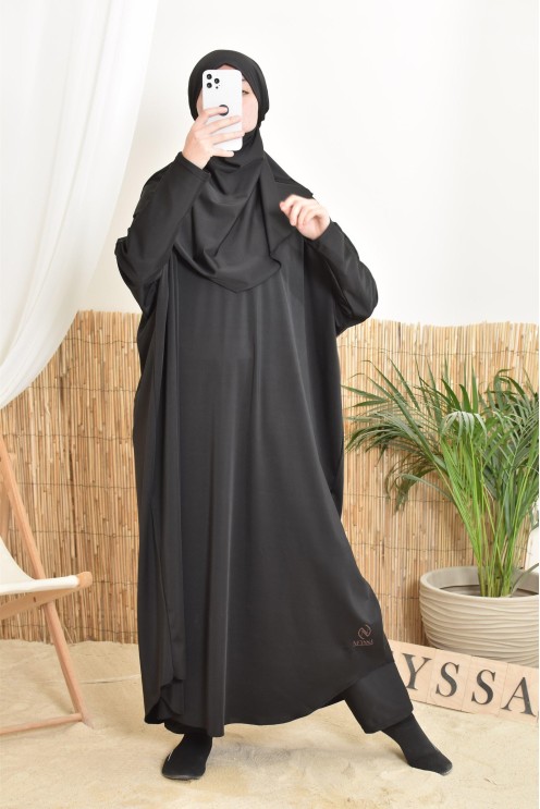 Jilbab de bain coupe papillon grande taille pour la plage