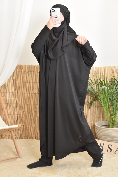 Jilbab of bath cut butterfly big size for the beach