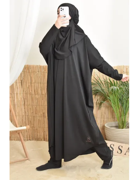 Jilbab de bain coupe papillon grande taille pour la plage