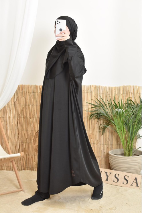 Jilbab de bain coupe papillon grande taille pour la plage