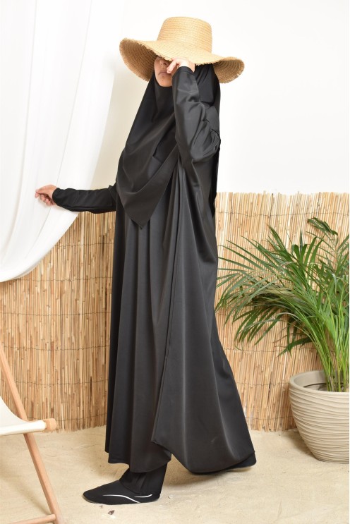 Jilbab de bain coupe papillon grande taille pour la plage