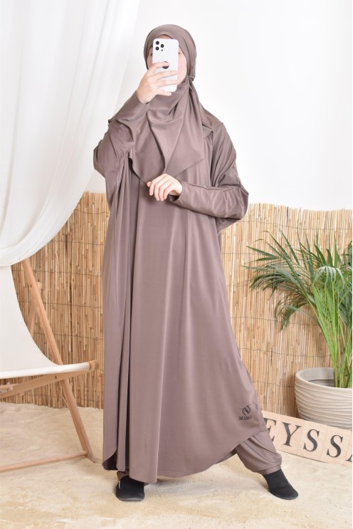 Bade Burkini jilbab Stil mit Bad Khimar Neyssa Herstellung