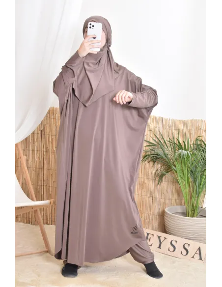 Burkini de bain style jilbab avec khimar de bain Neyssa confection