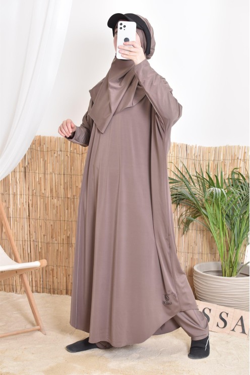 Bade Burkini jilbab Stil mit Bad Khimar Neyssa Herstellung