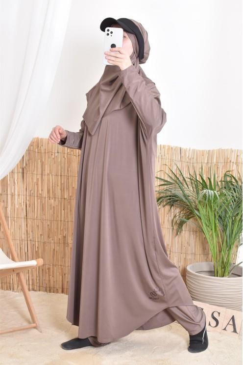 Bath burkini jilbab style with khimar bath Neyssa confection