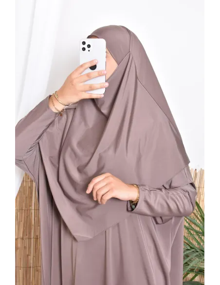 Burkini de bain style jilbab avec khimar de bain Neyssa confection