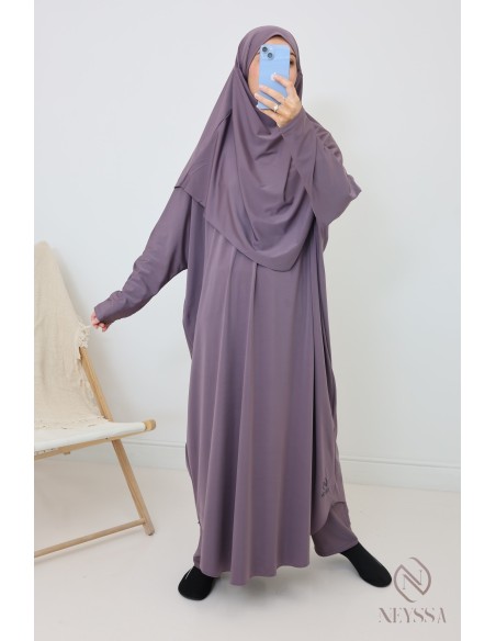 Burkini moon scape pour femme jilbab de bain avec khimar