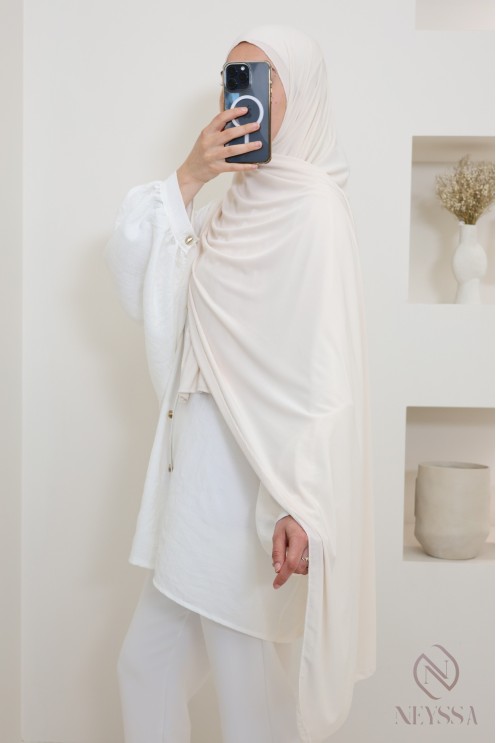 Hijab jersey premium de neyssa shop création, hijab qualité lycra