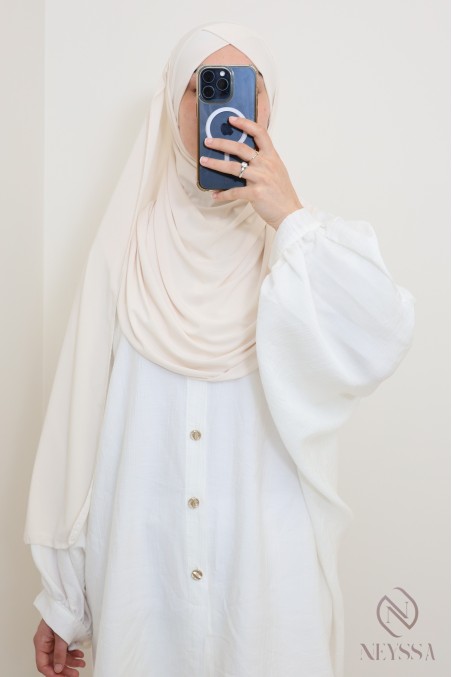 Hijab à enfiler jersey  Neyssa création, hijab haute qualité lycra