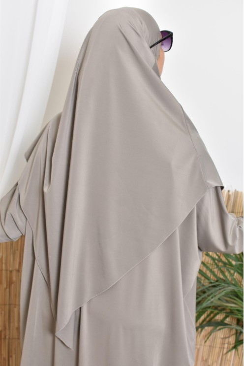 Women’s veiled bath jilbeb, long tunic, palazzo and bath khimar
