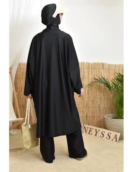 Burkini spécial 1m80 avec cagoule intégrée by Neyssa, tissu hydrofuge