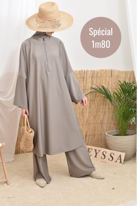 Special large size burkini for hijabi women, 1.80 m, by Neyssa