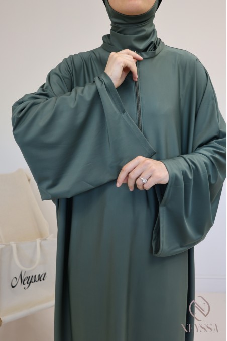 Women's Muslim swimsuit, 3 pieces, water-repellent fabric