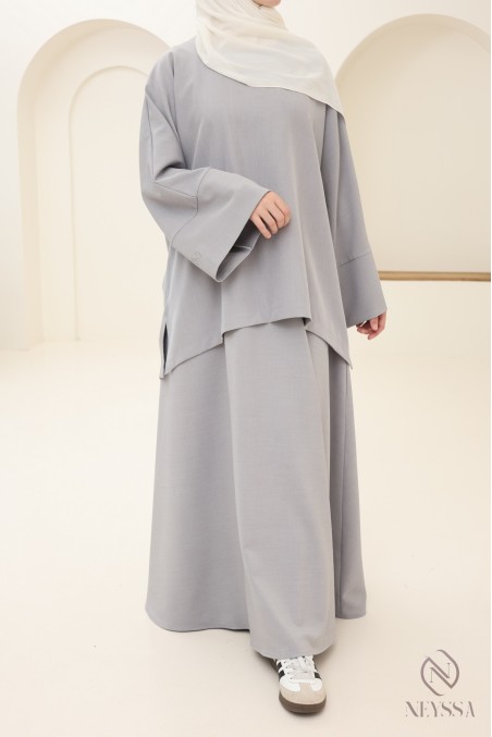 Set tunic skirt long modern and modest, ideal woman hijabi