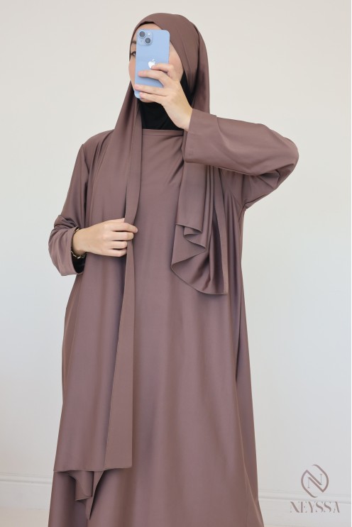 Neyssa 4-piece burkini, quick-drying fabric